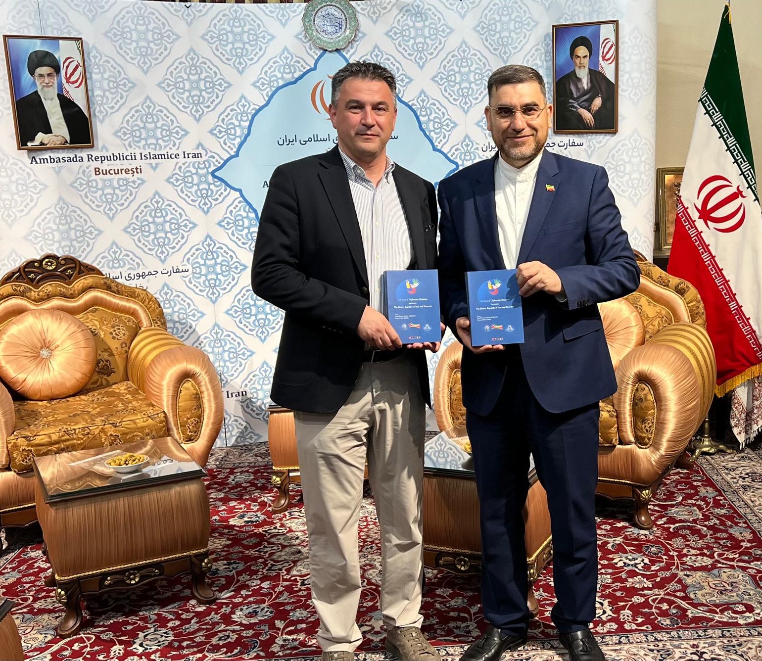 HE Dr. Seyed Hossein SADAT MEIDANI & Mr. Flavius CABA-MARIA